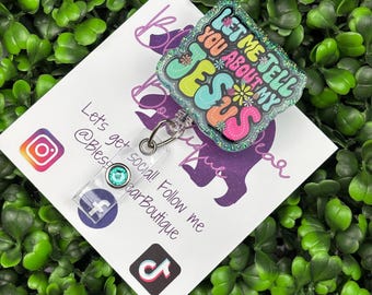 Let Me Tell You About My Jesus Badge Reel | Christian ID Holder