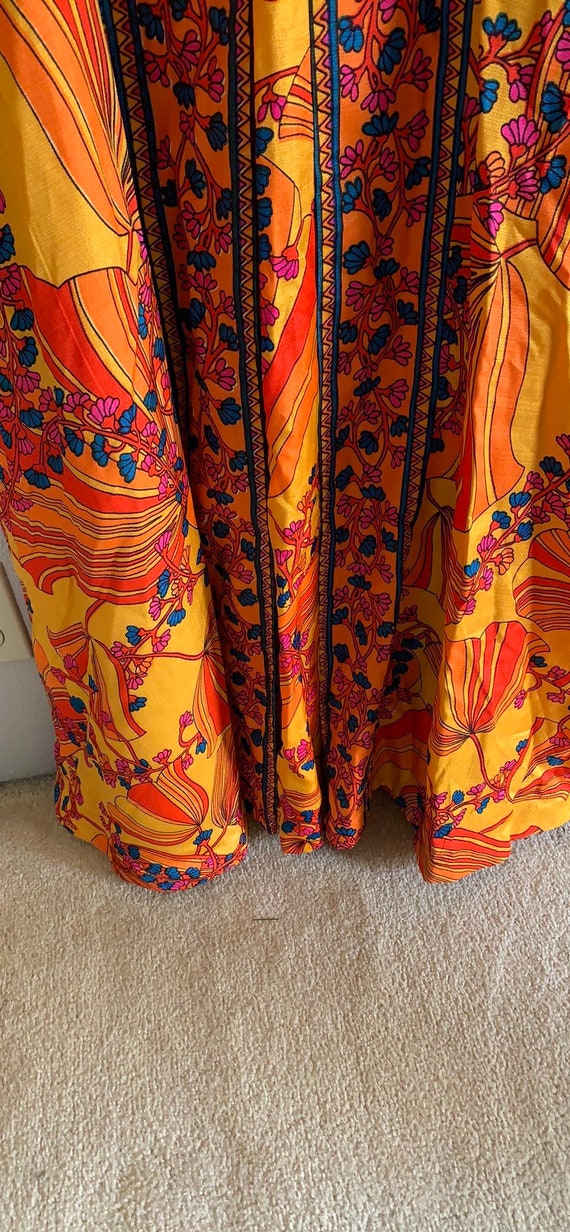 Vintage psychedelic jumpsuit sz S deadstock - image 9