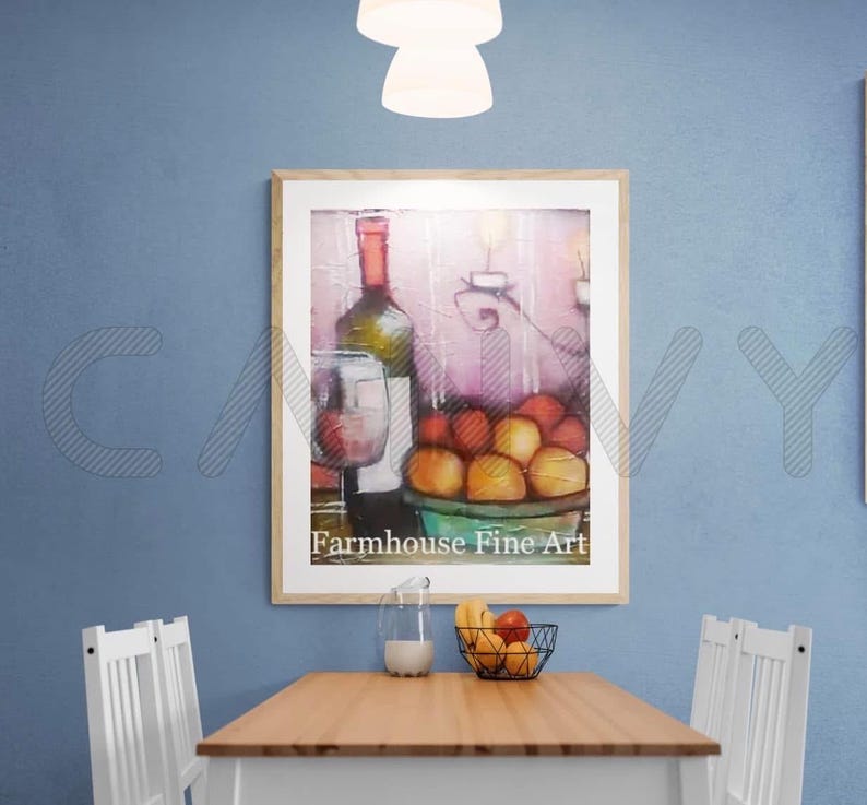 Shelley the Cat Painter 16 X 24 "Magenta Oranges Still-Life" 2013 plaster mixed media and oil on canvas image 4