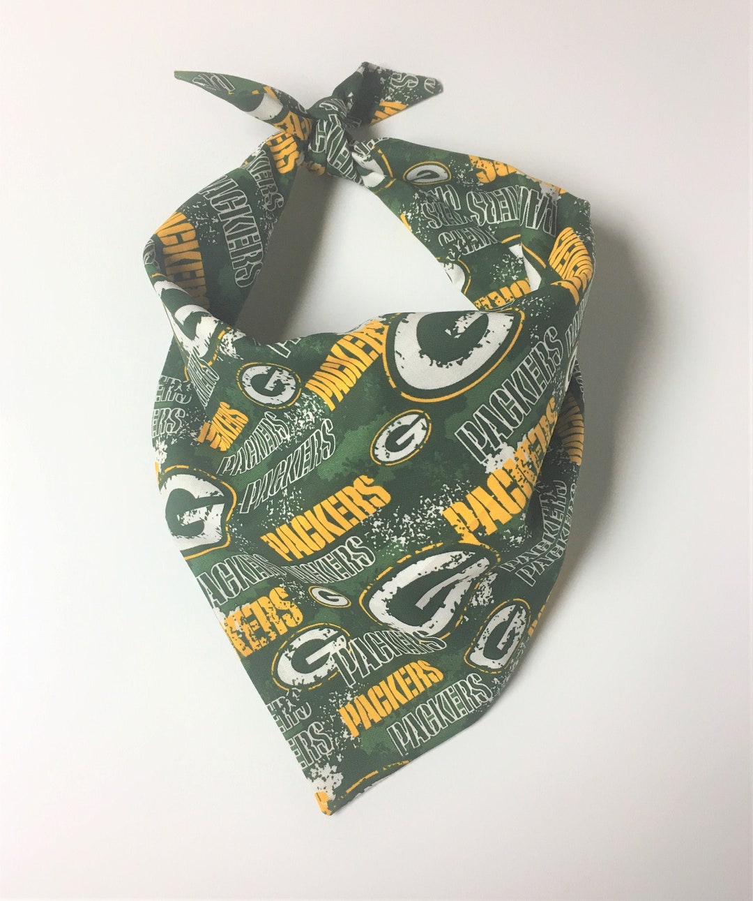 Dog Bandana Packers Bandana Packers Dog Scarf Green Bay Etsy