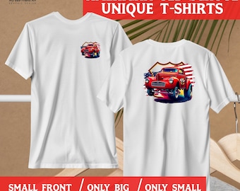 Custom Willys T-Shirt | Old School Classic Car Tee | Hot Rod & Drag Racing Shirt | Vintage American Coupe Fan Art | Sizes S–XL