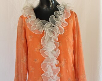 pale orange dress