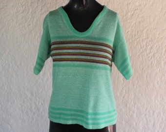 Mint striped sweater | Etsy Mint striped sweater | Etsy