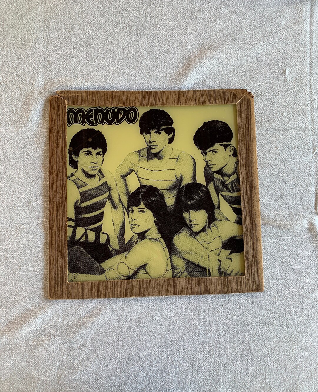 Menu Do Artist Menudo (the Band) Glass Art / 12.5