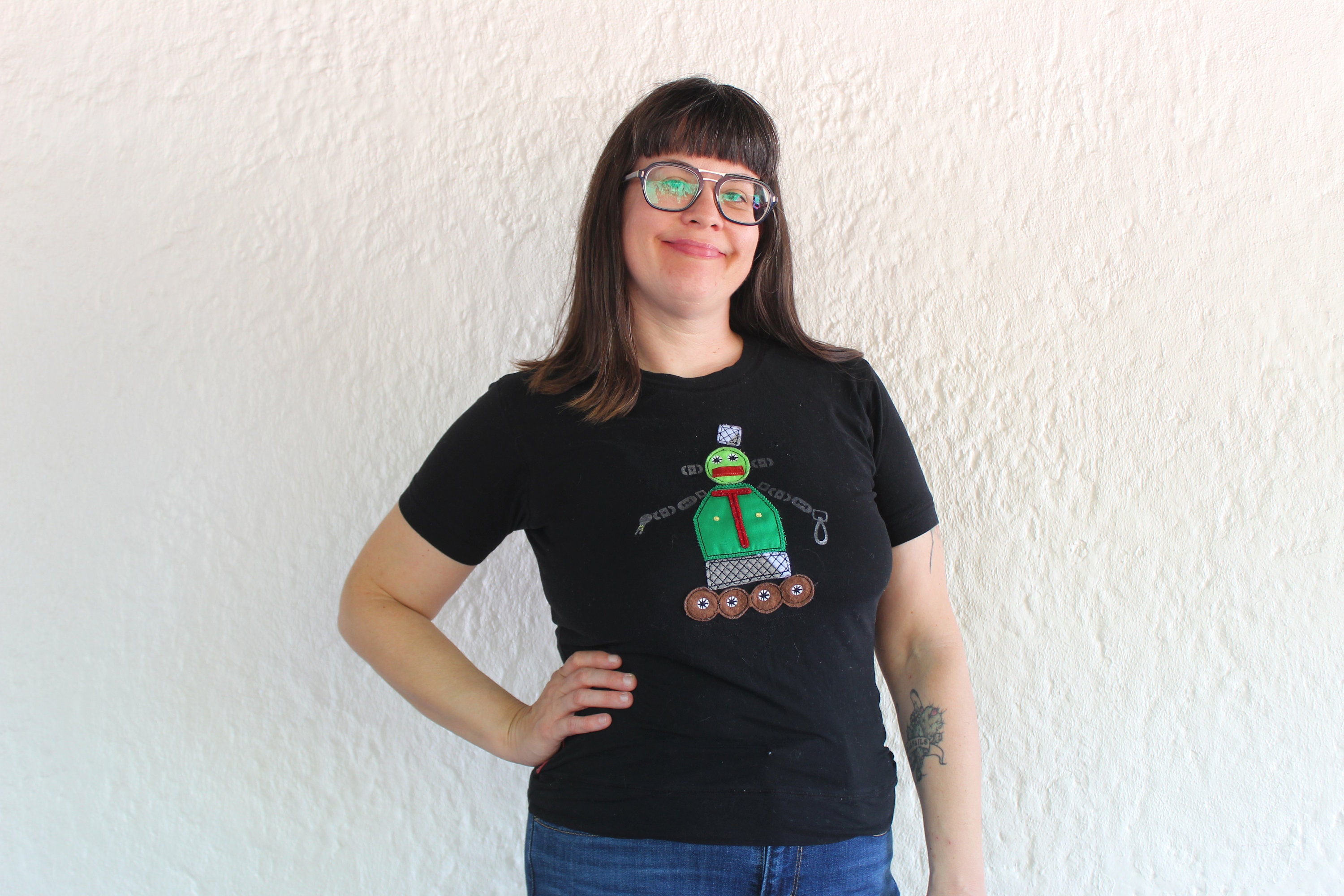 Prada Robot Applique T Shirt Medium 00 s Fashion Vintage Etsy