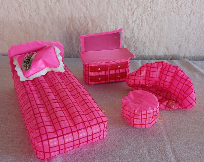 Barbie Inflatable Bedroom Furniture Set / Hot Pink / 80's Fashion ...