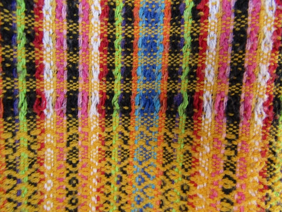 Multicolored Woven Blouse/ Medium/Large/ 70's, 80… - image 4