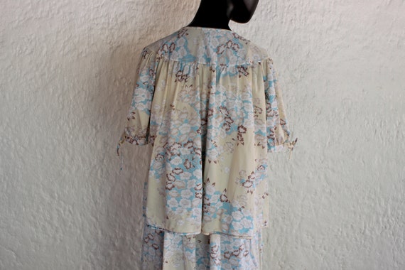 Two Piece Nightgown and Cover Set/ Small/ 60's & … - image 4