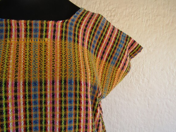 Multicolored Woven Blouse/ Medium/Large/ 70's, 80… - image 3