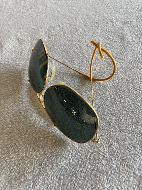 Ray-ban Aviator Shooter Sunglasses / 60's & 70's Fashion / Vintage