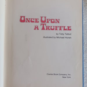 Once Upon a Truffle by Toby Talbot / 1970 / Vintage image 3