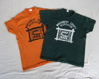 70s Camp T Shirt - Etsy