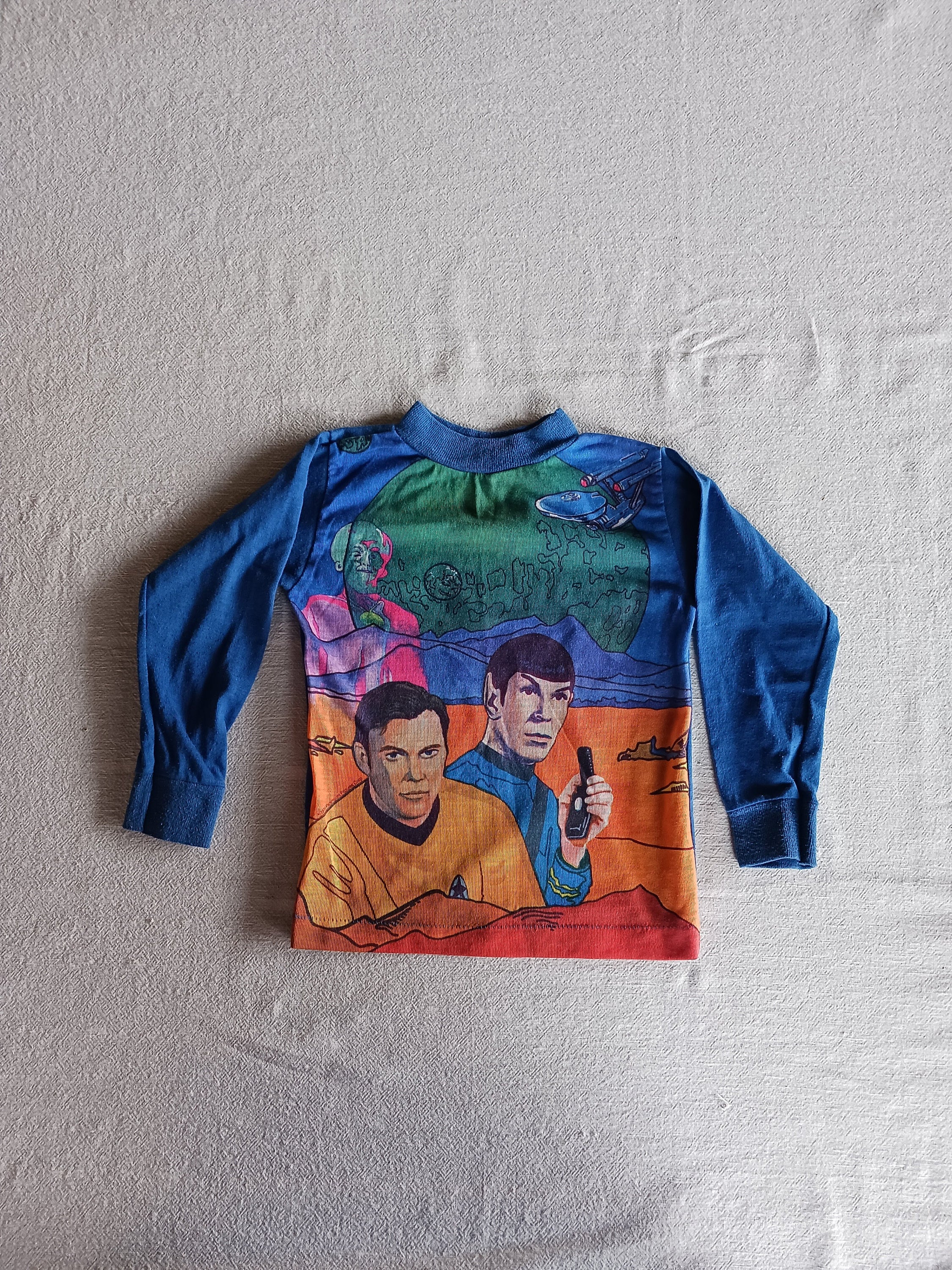 Star Trek Kirk and Spock Toddler T Shirt 2T Vintage Kleding Unisex kinderkleding Tops & T-shirts 70's Fashion 