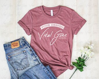Download Bella Canvas 3001 Mockup Heather Mauve Mockup Bella Canvas Mockup T Shirt Flat Lay Bella Canvas Flat Lay T Shirt Mockup Top View 200 Great Mockup Photos Free Stock Photos