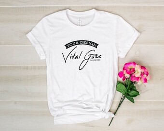 Download Bella Canvas 3001 Mockup White 3001 Bella Canvas Mockup T Shirt Flat Lay Bella Canvas Flat Lay T Shirt Mockup White Shirt Mockup 100 Free High Resolution Mockup Templates