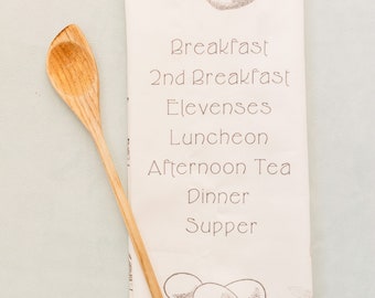 Hobbit Meals Tea Towel