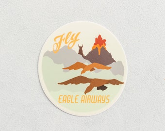 Fly Eagle Airways Vinyl Sticker