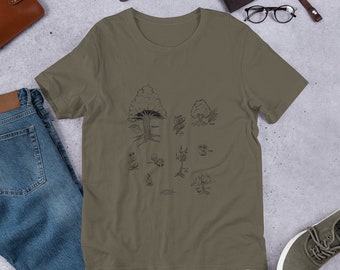 Flora of Middle Earth Bella+Canvas Unisex Tee