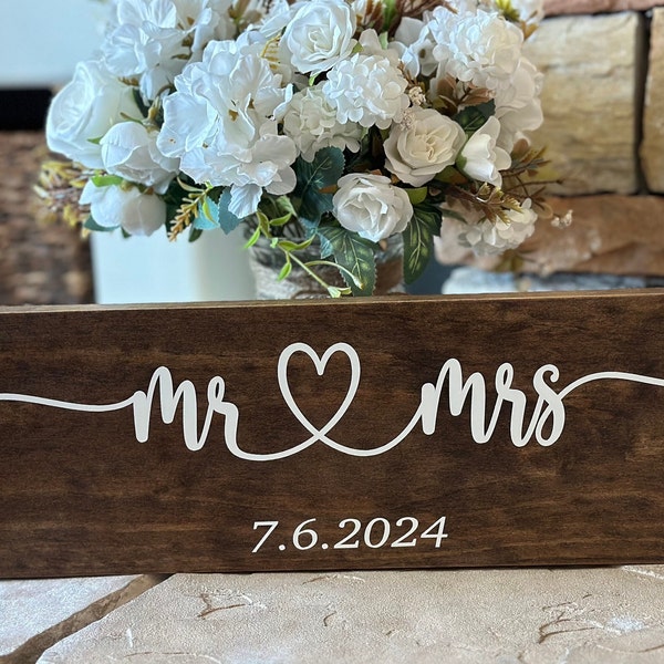 Mr and Mrs Wedding Signs - Etsy