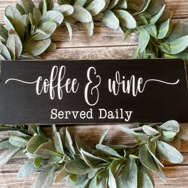 Coffee and Wine Bar Etsy