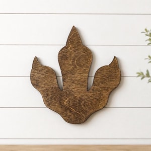 Dinosaur Footprints Wooden Cutouts/ Dinosaur Nursery & Playroom Decor