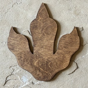 Dinosaur Tracks, Dinosaur Footprints, Laser Cut Dinosaur footprints,  Playroom Wall Decor, Wooden T-Rex Feet, Dino Tracks for Kids Bedroom