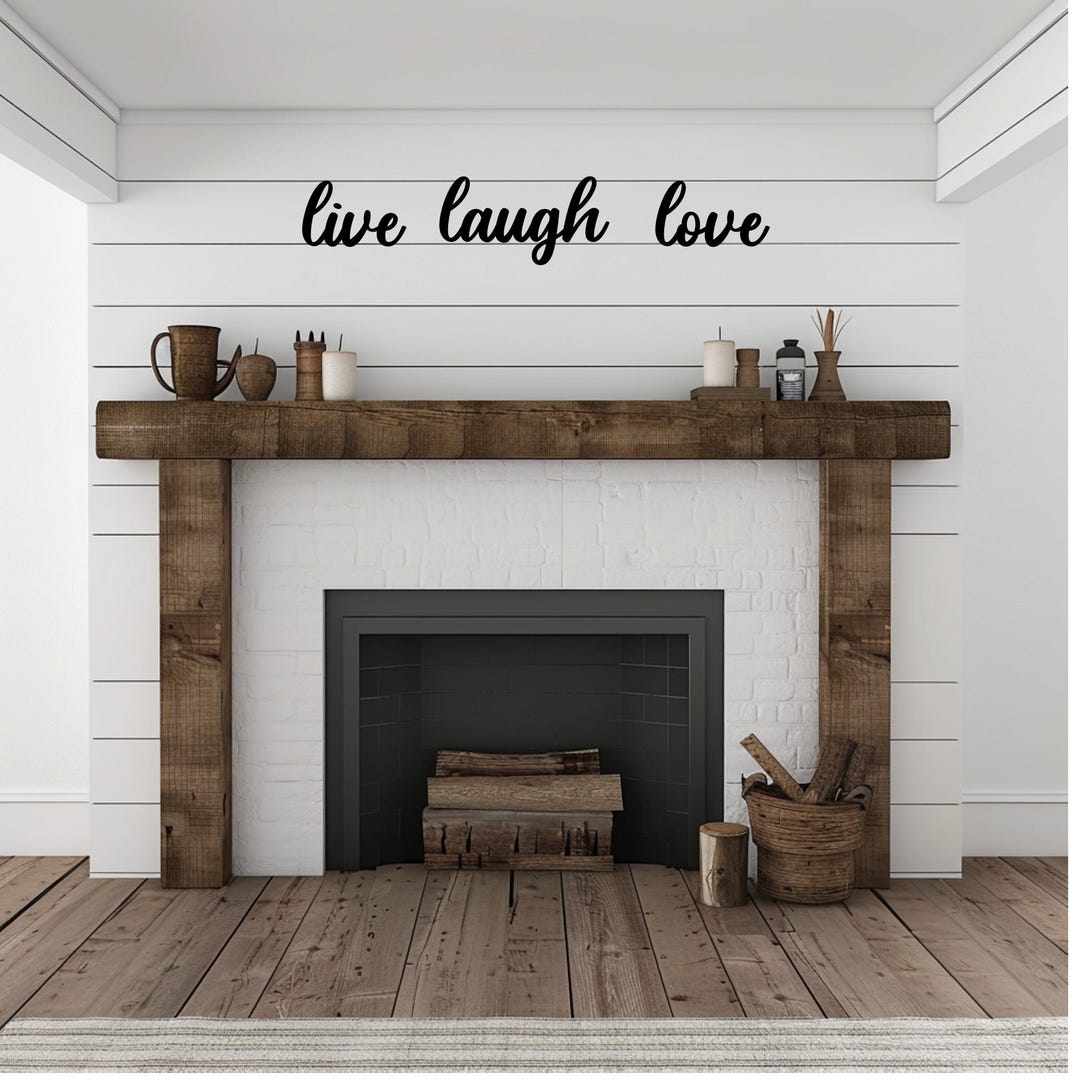 Live Laugh Love Wood Words: Rustic Wall Decor - Etsy