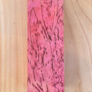 Stabilized Karelian Birch wood | Knife handle | Rare