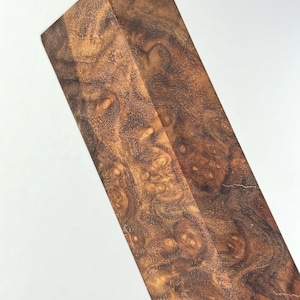 Stabilized Walnut Burl | Knife handle material | Rare | no 124