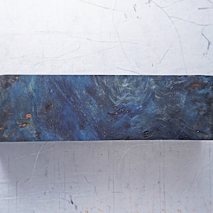 Stabilized Curly Burl | Knife handle Block
