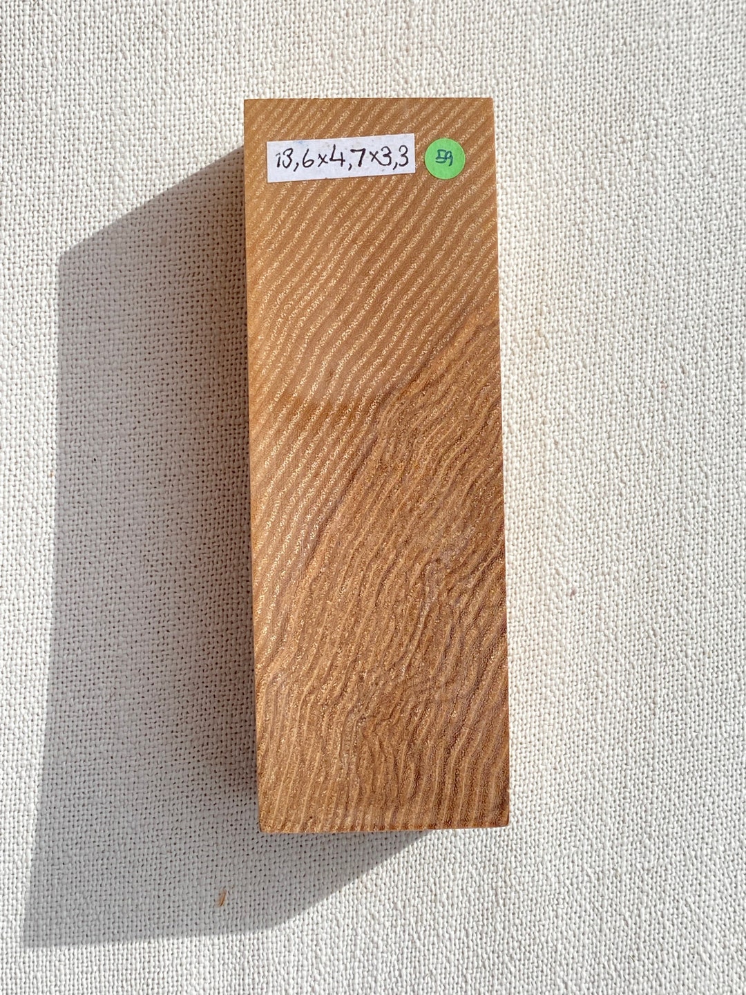 Stabilized Ash Wood Knife Handle Material Rare Natural Etsy