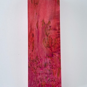 Stabilized Curly Karelian Birch | Knife handle | Rare / 26E