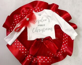 baby first christmas outfit