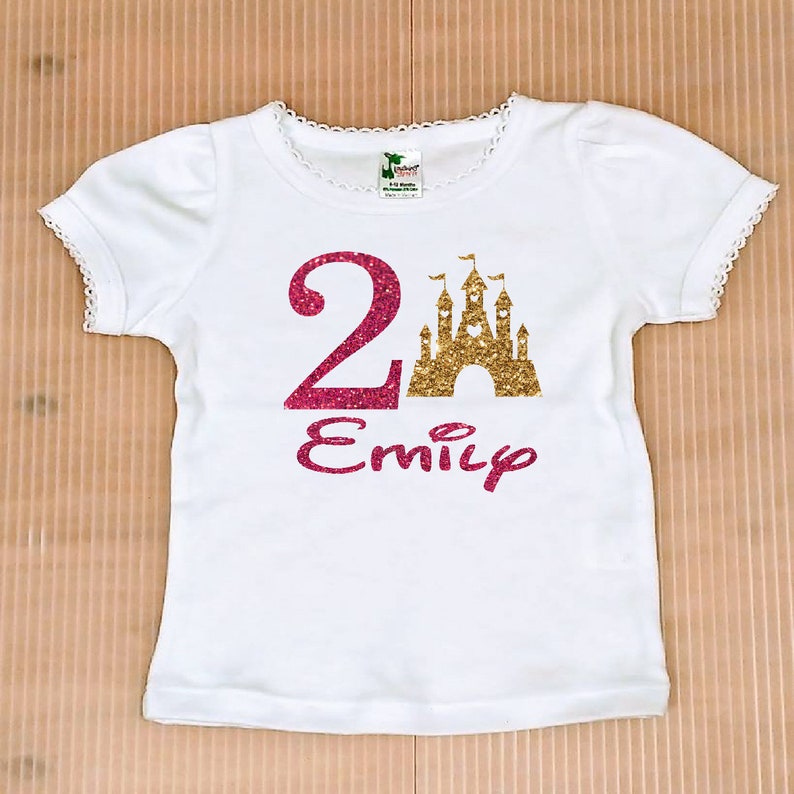 princess birthday party Castle birthday Girl shirt personalized shirt birthday shirt free shipping birthday girl shirt birthday shirt