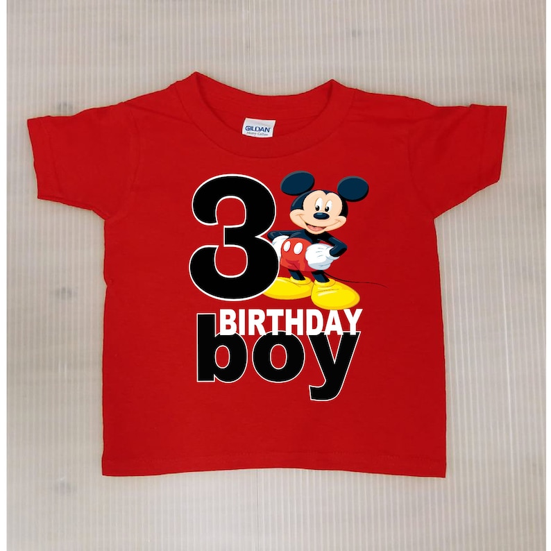 Birthday Boy Shirt mickey mouse birthday boy mickey birthday,Birthday Boy,birthday party shirt,third birthday shirt FREE SHIPPING