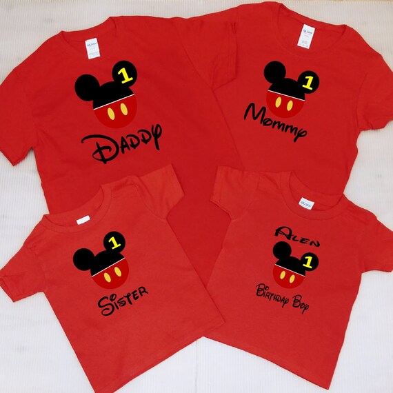 mickey mouse family shirts