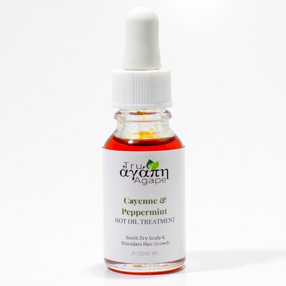Cayenne And Peppermint Hot Oil Treatment Deep Conditioner Etsy