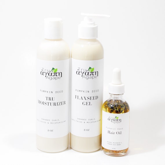 Pumpkin Seed True Moisturizing Flaxseed Gel Moisturizer N Etsy