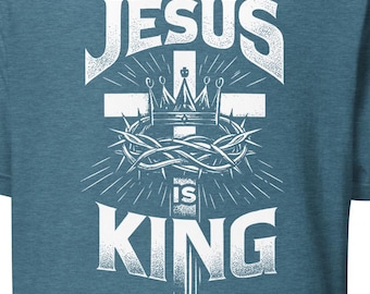Jesus Is King - Unisex Christian T-Shirt - Multiple Colors & Sizesex t-shirt