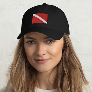 SCUBA Dive Flag Hat - Multiple Colors - Unisex