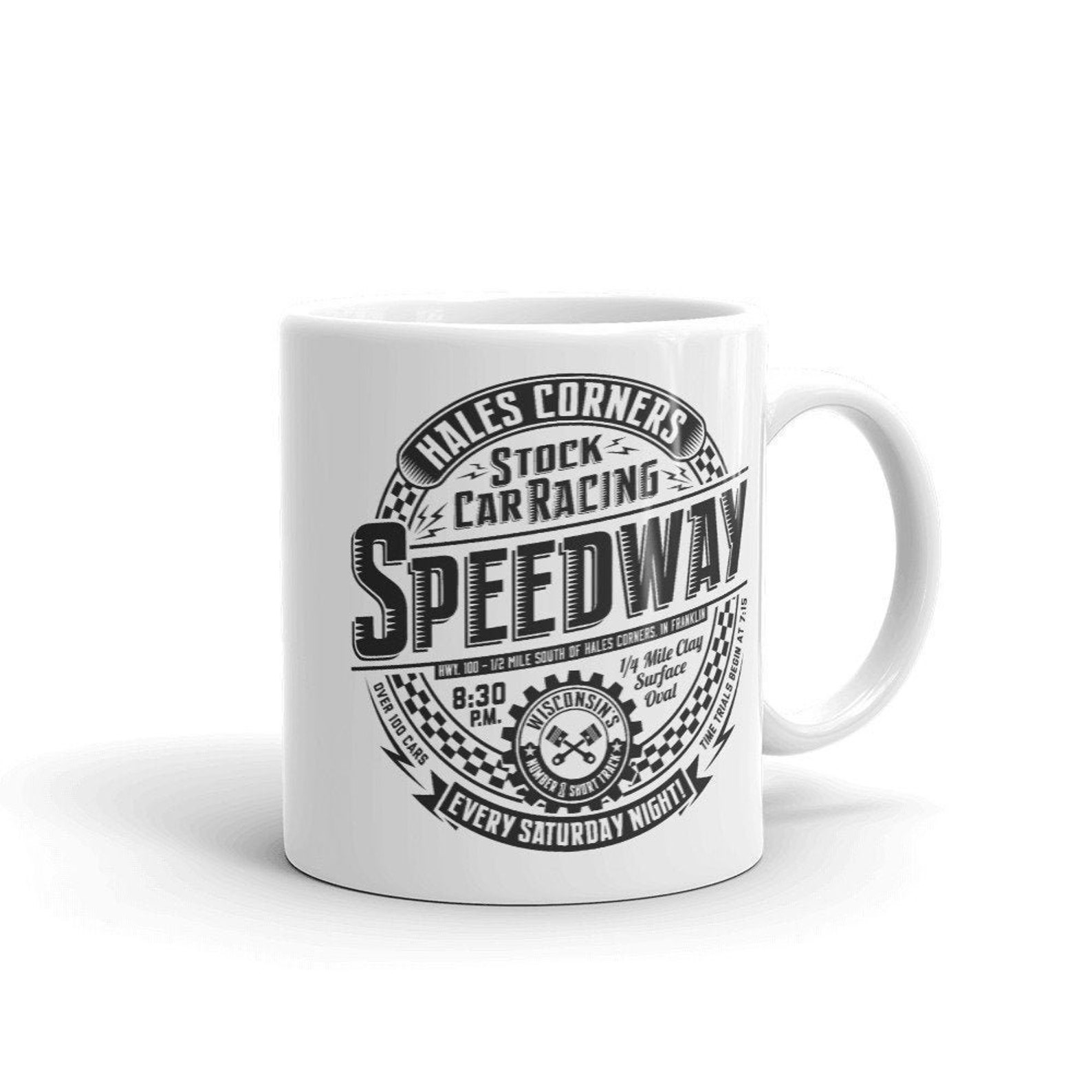 Coffee Cup/mug Hales Corners Speedway Etsy
