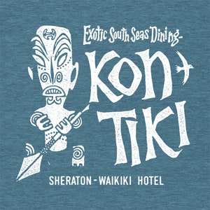 KON-TIKI T-shirt met korte mouw - Unisex - Meerdere kleuren en maten