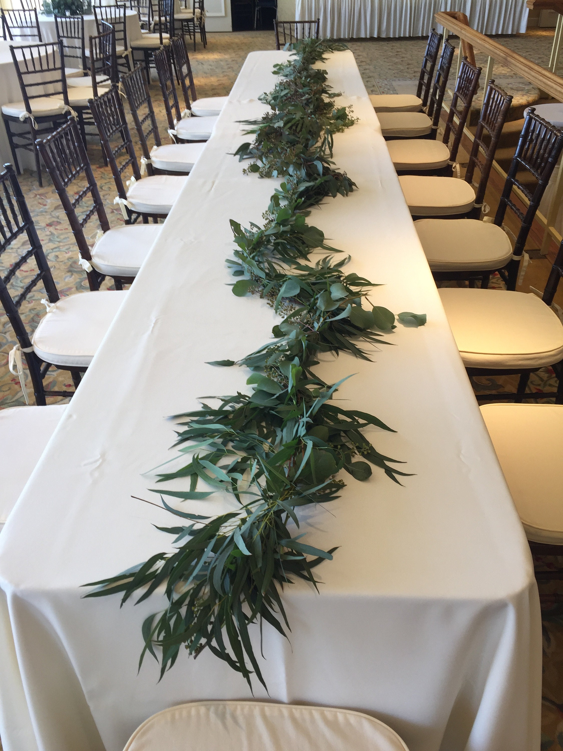 Fresh Green 6' Table Runner Garland Etsy