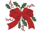 Xmas Mistletoe embroidery designs - Santa Claus embroidery design machine embroidery pattern - Mistletoe embroidery file instant download