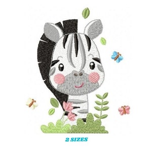 Zebra embroidery design - Animal embroidery designs machine embroidery pattern - Baby boy embroidery - Safari embroidery file Towel Shirt