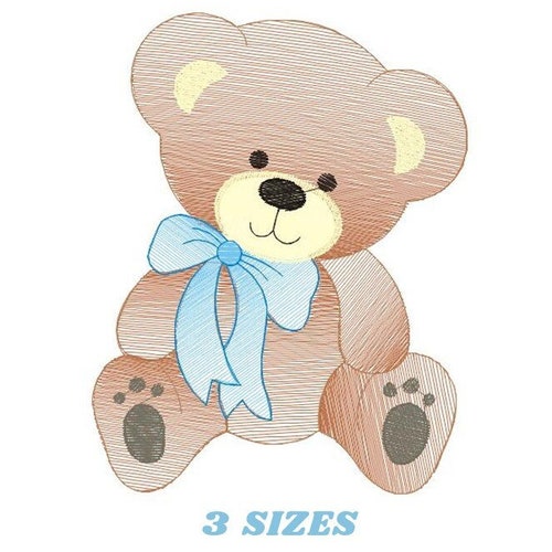 Bear Embroidery Designs Baby Boy Embroidery Design Machine Etsy