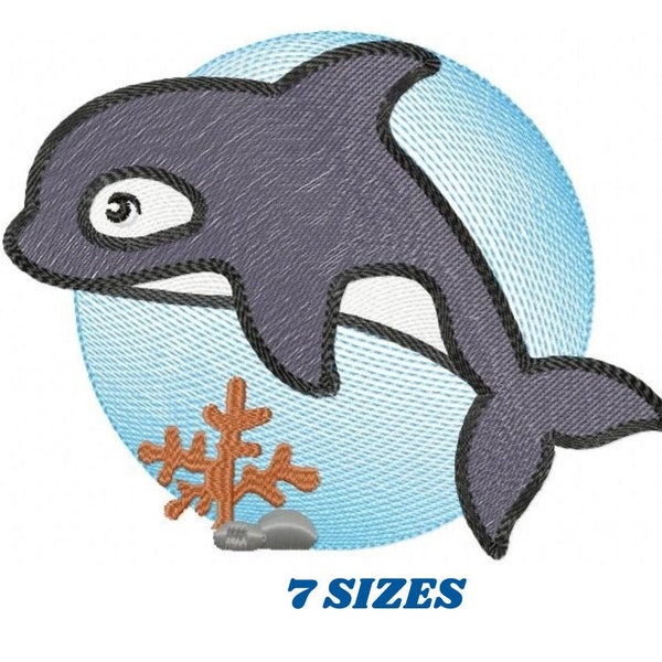 Orca Machine Embroidery Designs - Etsy
