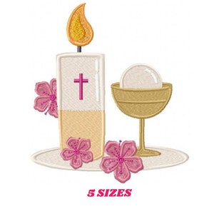 Eucharist embroidery designs - Communion embroidery design machine embroidery pattern - Catholic embroidery file - Grape Bread Wheat church