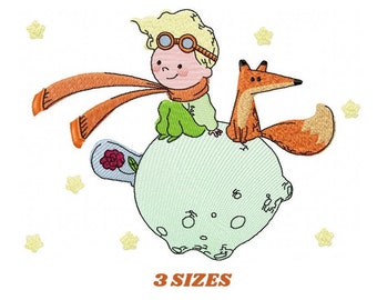 Little Prince embroidery designs - King embroidery design machine embroidery pattern - instant download - baby boy embroidery file fairytale