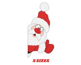 Xmas embroidery designs - Santa Claus embroidery design machine embroidery pattern - Christmas embroidery file - instant download pes jef